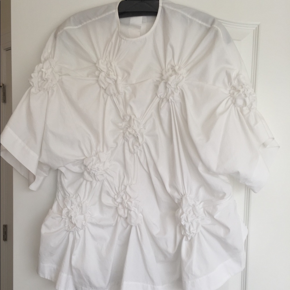 Simone Rocha Flower Smocked Top
